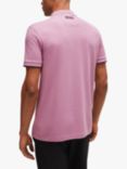 BOSS Active Stretch Paddy Pro Polo Shirt, Pastel Purple