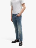 BOSS Slim Fit Jeans, Turquoise/Aqua