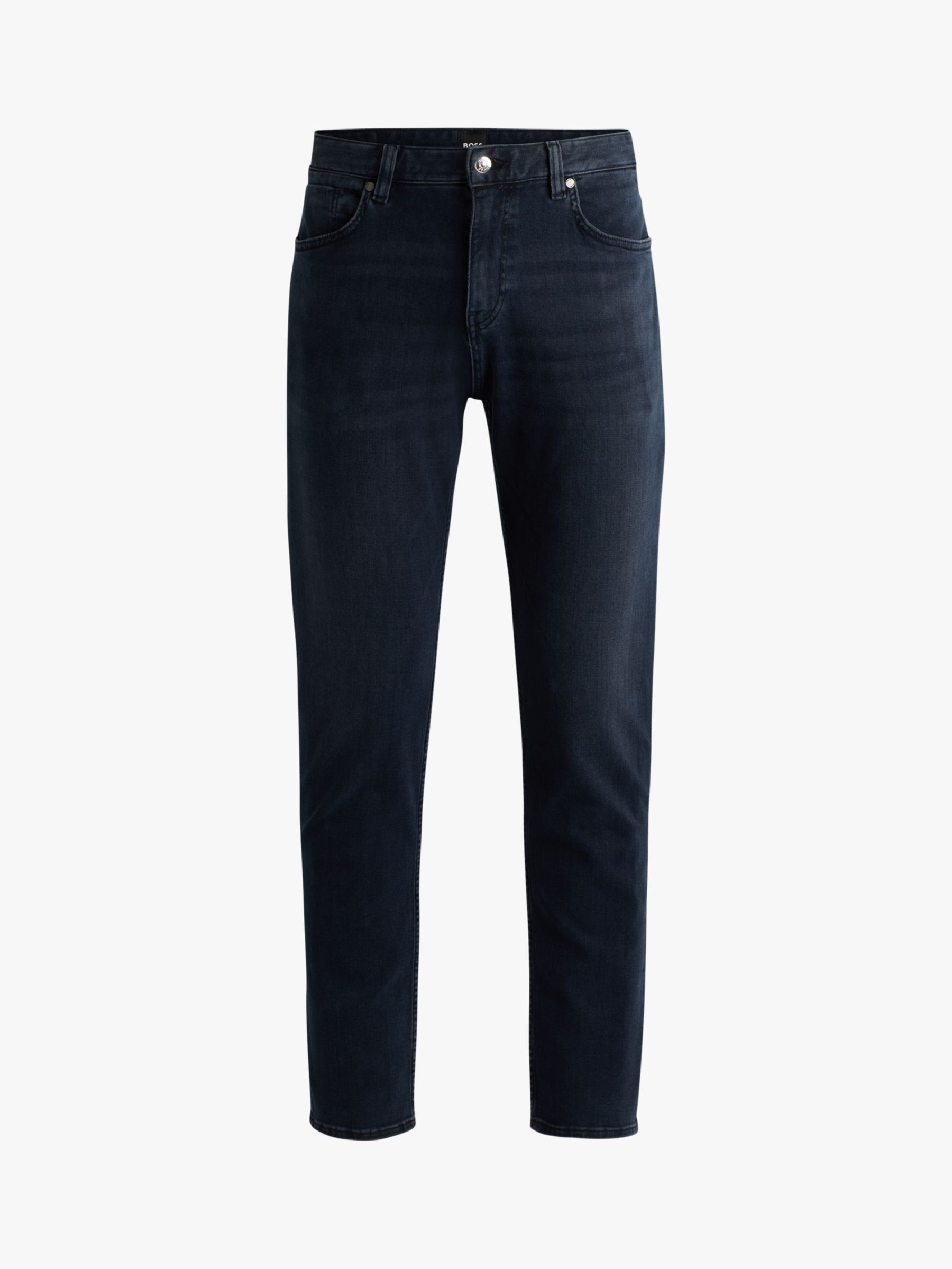 BOSS Maine Straight Fit Jeans, Dark Blue, 33R
