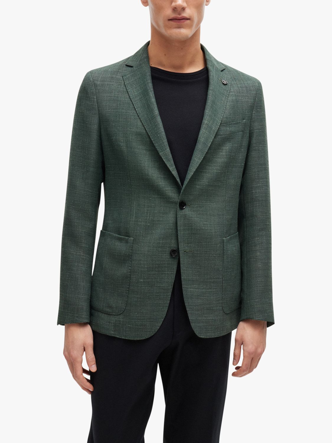 BOSS Slim Fit Suit Jacket, Light/Pastel Green