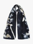 Tutti & Co True Print Scarf, Navy/Grey