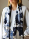 Tutti & Co True Print Scarf, Navy/Grey