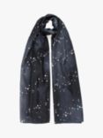 Tutti & Co Destiny Scarf, Navy/Grey