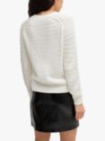 HUGO BOSS Wave Knit Jumper, White