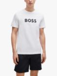 BOSS Cotton Logo T-Shirt with UV Protection