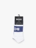 BOSS Logo Trainers Socks, Pack of 2, Navy