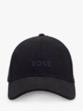 HUGO BOSS BOSS Corduroy Baseball Cap, Black, One Size
