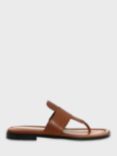 Hobbs Alara Leather Toepost Sandals, Tan