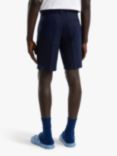 Benetton Linen Shorts, Navy Blue