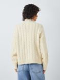 AND/OR Aspen Patchwork Cable Knit Jumper, Natural