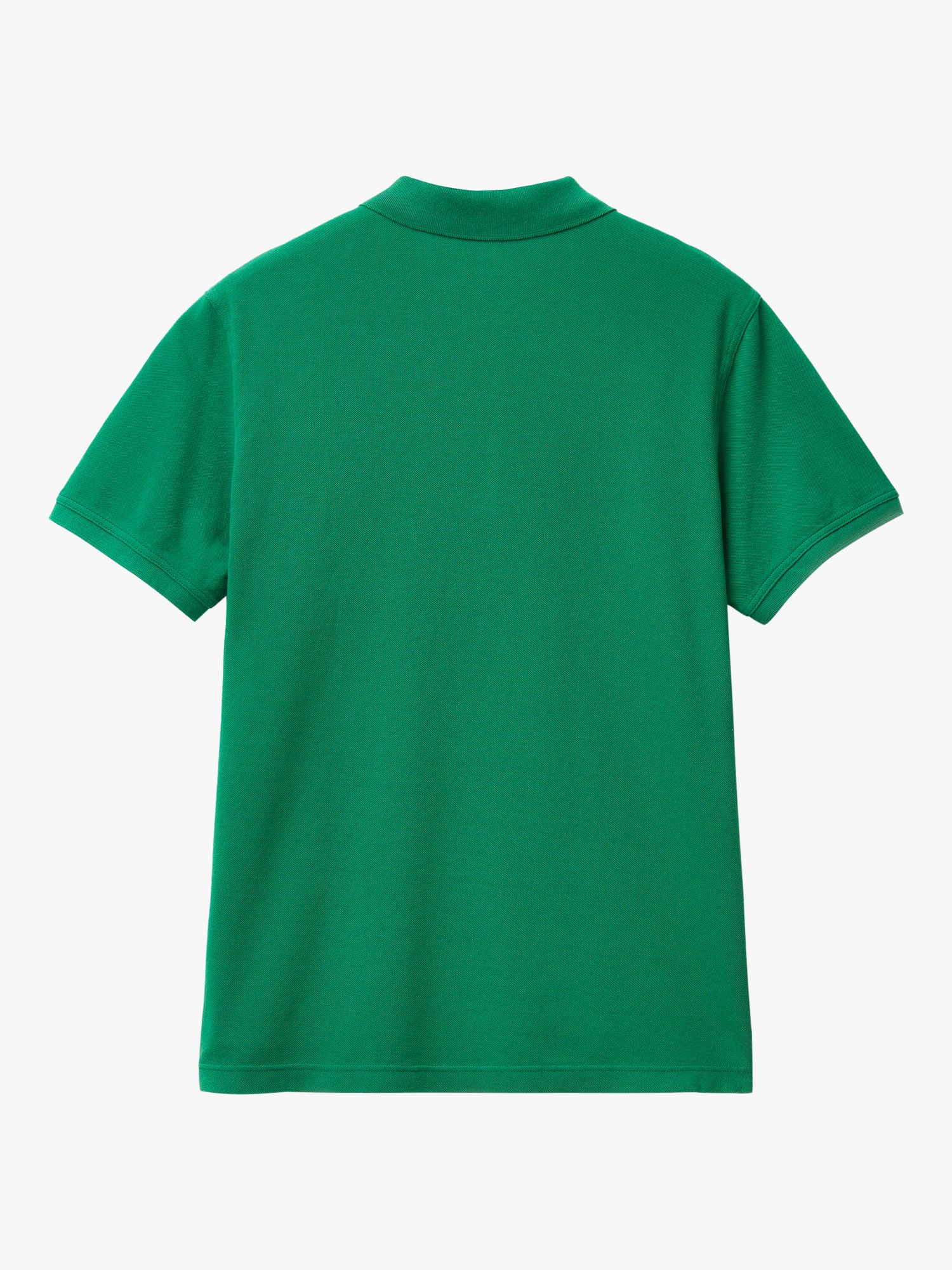 Benetton Short Sleeve Polo Shirt, Emerald Green, M