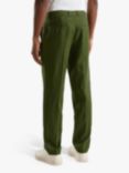Benetton Pure Linen Chinos, Olive