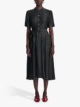 James Lakeland Short Sleeve Midi Day Dress, Black