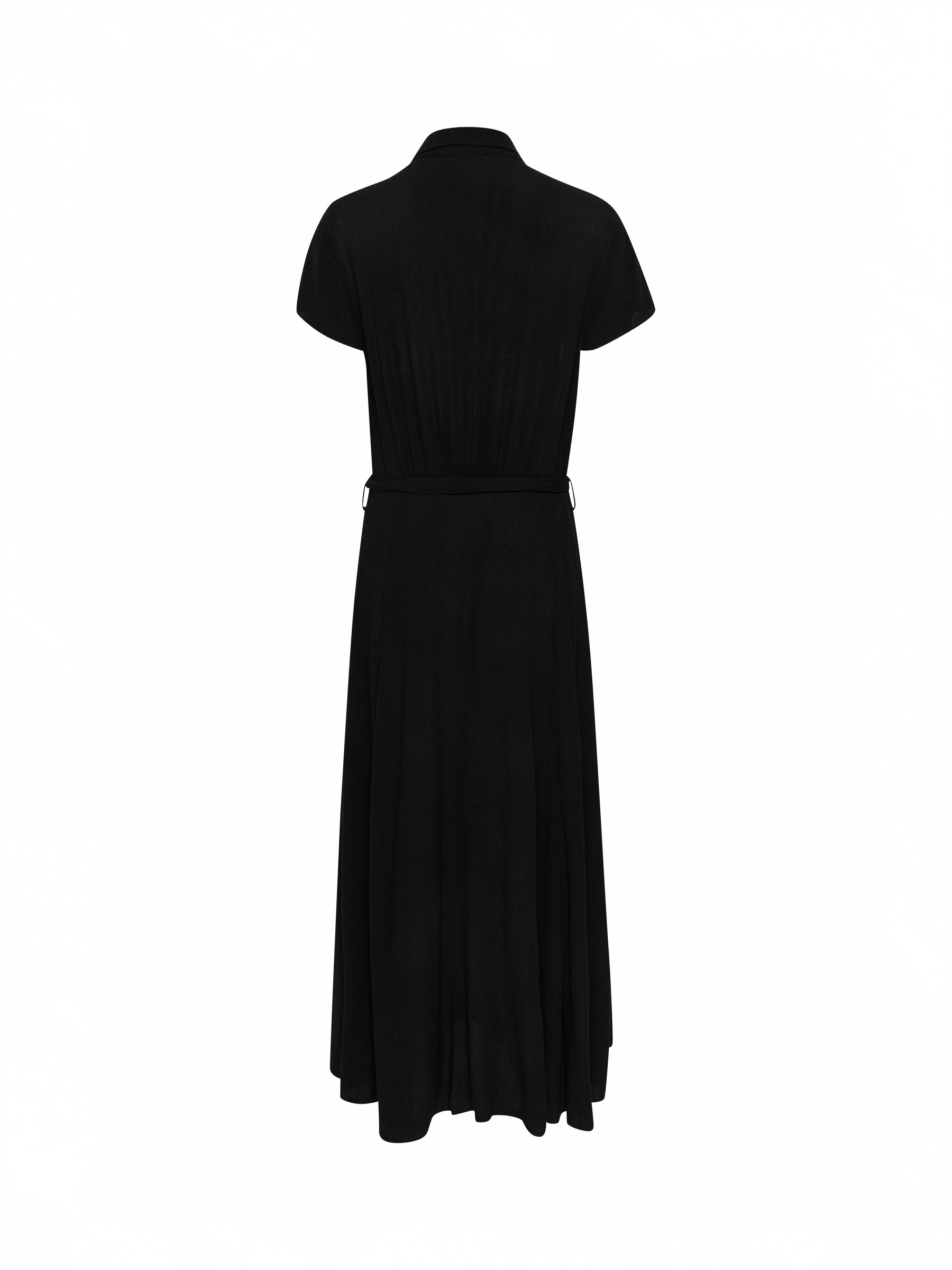 Soaked In Luxury Zaya Maxi Shirt Dress, Black