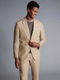 Charles Tyrwhitt Slim Fit Linen Suit Jacket, Tan