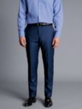 Charles Tyrwhitt Slim Fit Twill Trousers, Royal Blue