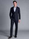 Charles Tyrwhitt Slim Fit Birdseye Weave Suit Trousers
