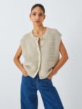 rag & bone Marlee Cotton Blend Knit Vest, Turtledove