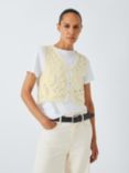 rag & bone Coralie Crochet Vest Top, Ivory