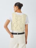 rag & bone Coralie Crochet Vest Top, Ivory