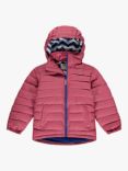 Muddy Puddles Kids' Waterproof Puffer Jacket, Mauvewood