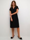 KAFFE Rachel Short Sleeve Dress, Black