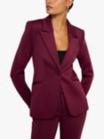 Good American Classic Sculpted Blazer, Oxblood