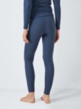 John Lewis Wool Blend Thermal Leggings, Mid Blue