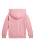 Ralph Lauren Kids' Polo Embroidered Logo Hooded Sweatshirt, Tickled Pink
