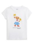 Ralph Lauren Kids' Sparkle Knit Bear T-Shirt