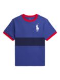 Ralph Lauren Kids' Ringer T-Shirt, Navy