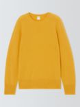 John Lewis Cashmere Crew Neck Jumper, Yellow