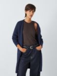 John Lewis Edge to Edge Alpaca Wool Blend Cardigan, French Navy