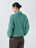 John Lewis Alpaca Wool Blend Turtleneck Jumper, Green