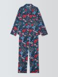 Their Nibs Snake Rose Satin Pyjama Set, Multi