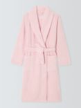 John Lewis Luxury Organic Cotton Blend Towelling Dressing Gown, Pink