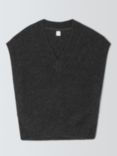 John Lewis Alpaca Wool Blend Tabard, Charcoal