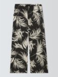 AND/OR Modal Palm Pyjama Trousers, Black/Cream