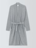 John Lewis Cotton Cashmere Dressing Gown, Grey