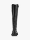 Gabor Match Leather Long Boots, Black