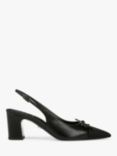 Sam Edelman Willette Leather Pointed Slingback Courts, Black