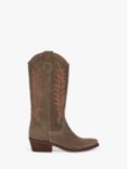 Penelope Chilvers Goldie Suede Cowboy Boots, Taupe