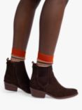 Penelope Chilvers Rove Suede Chelsea Boots, Chocolate