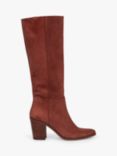 Penelope Chilvers Navette Suede Slouchy Boots, Russet