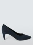 John Lewis Ava Suede Curve Heel High Vamp Court Shoes