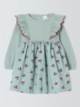 John Lewis Baby Corduroy Berry Print Dress, Multi