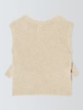 John Lewis Baby Berry Knitted Vest, Natural