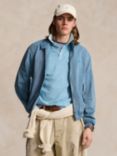 Polo Ralph Lauren Lightweight Chino Cotton Windbreaker Jacket, Vessel Blue