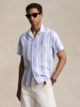 Ralph Lauren Lightweight Cotton Oxford Shirt, White/Blue