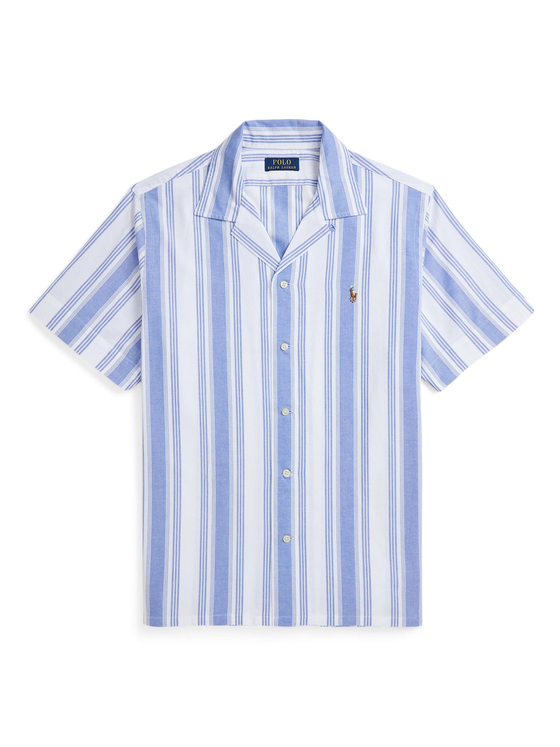 Ralph Lauren Lightweight Cotton Oxford Shirt, White/Blue, S